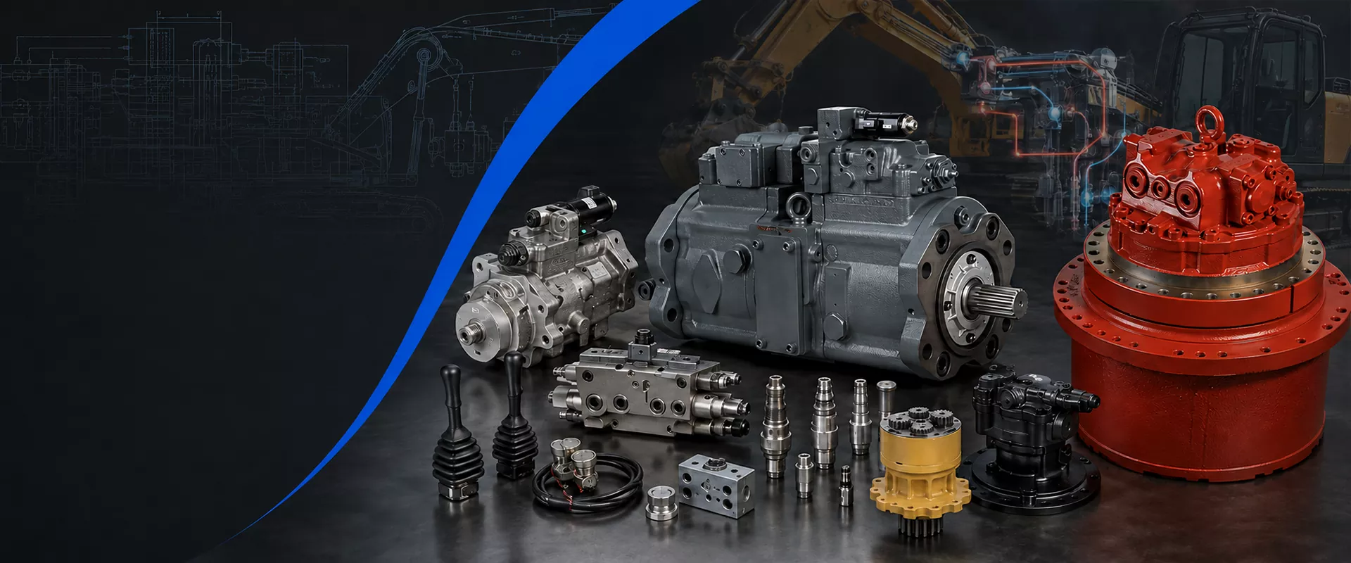 Lieferant von Hydraulikmotoren für Bagger in China